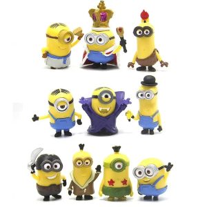 10Pcs/Set Kawaii Minions Figurines Toys
