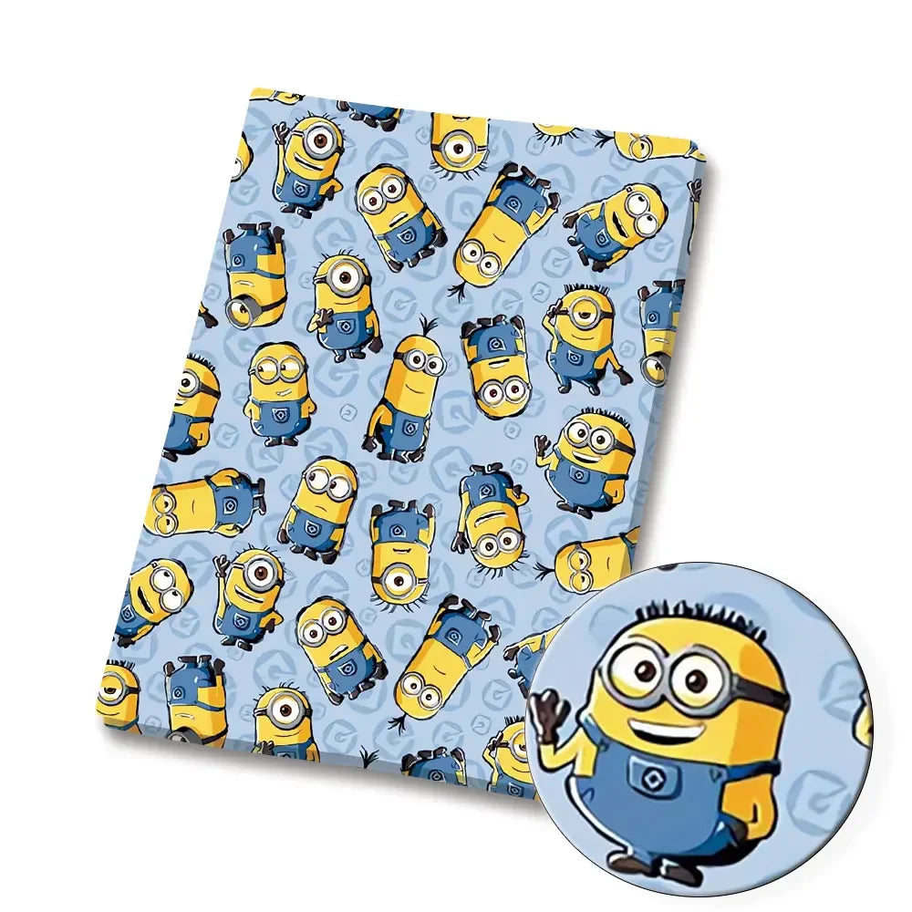 BEAST KINGDOM Minions Cartoon Cotton Fabric – Patchwork & Sewing Material - Image 7
