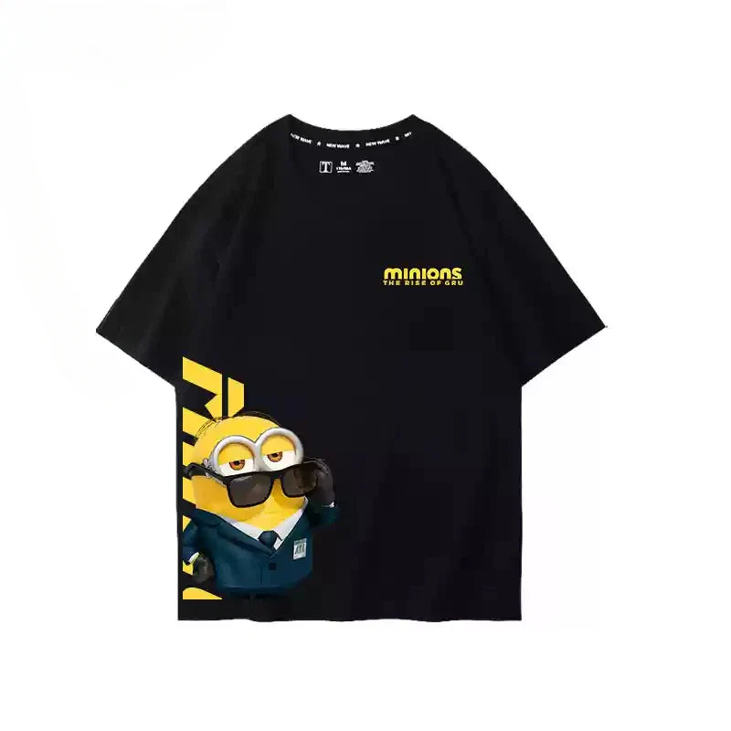 Minions Sunglasses T-Shirt – Despicable Me 4 Co-Branded Cotton Tee - Image 2