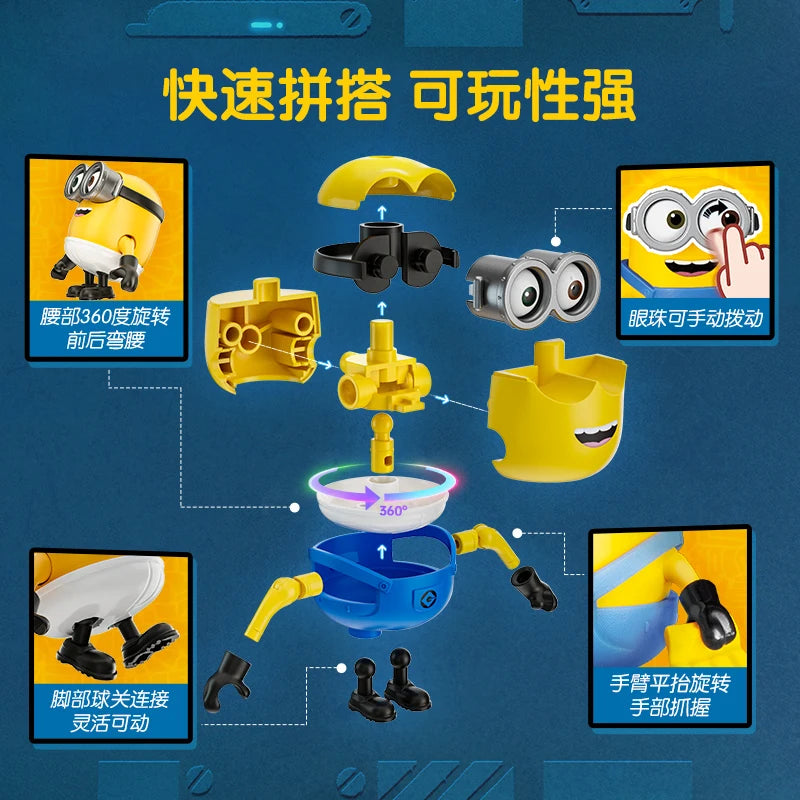 Genuine Blokees Minions Bob, Otto, Stuart & Kevin - Image 2