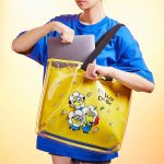 Minions PU Leather Tote Bag – Fashionable Shoulder & Shopping Bag for Women