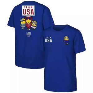 Outerstuff | Big Boys and Girls Royal Team USA Minions T-Shirt