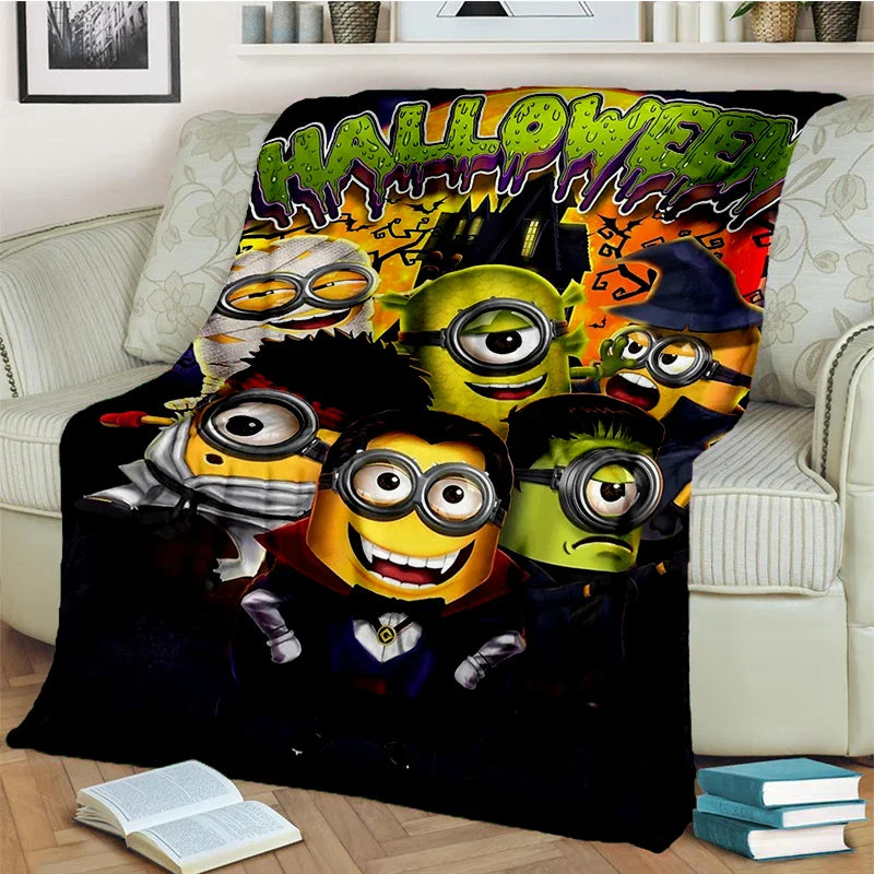 2025 New Cute Minions Flannel Blanket - Image 3