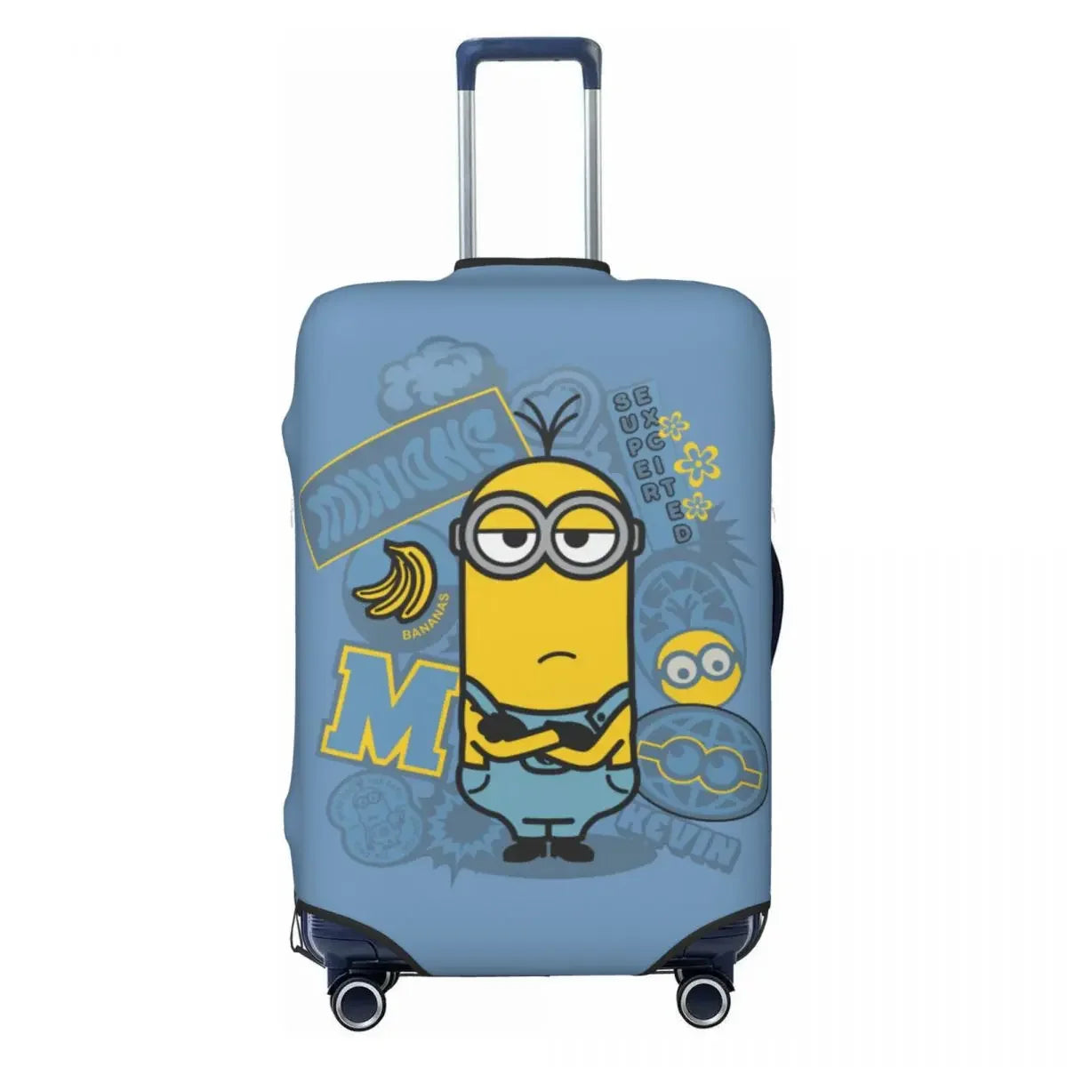 Minions Suitcase Cover – Thickened Dustproof Travel Protector - Image 4