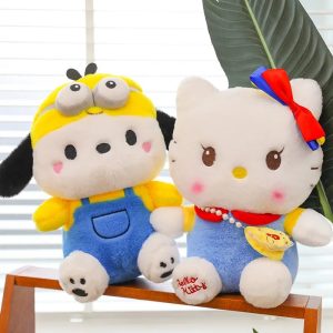 35cm Anime Sanrio Minion Pacha Dog Plush Toy Pillow