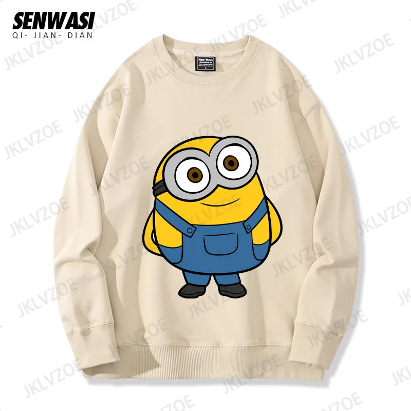 MINISO Minions Couple & Kids Hoodie – Autumn/Winter Edition - Image 6