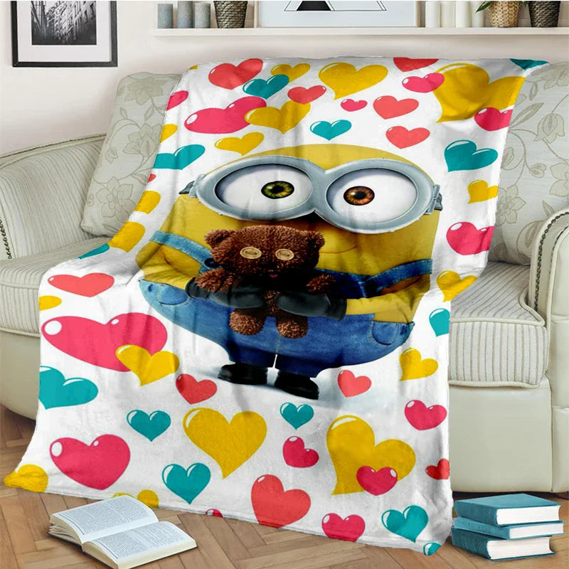 2025 New Cute Minions Flannel Blanket - Image 21