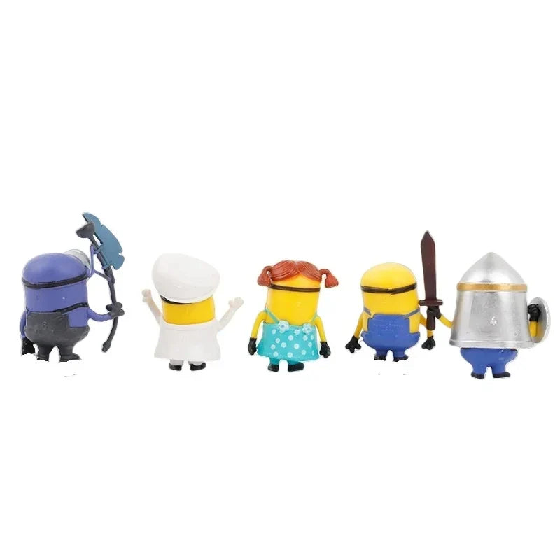 Minions Capsule Toy Set – 10pcs 3D Eye Action Figures - Image 2