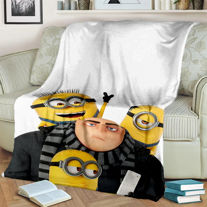 2025 New Cute Minions Flannel Blanket - Image 5