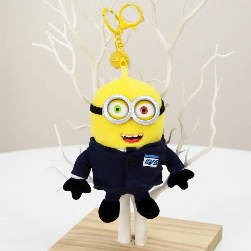 Minions Plush Keychains – Bob & Stuart Yellow Stuffed Toys - Image 11