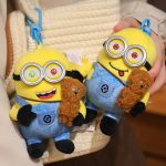 21cm Minions Despicable Me Plush Keychain