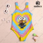 Miniso Minions One-Piece Swimsuit – Girls’ Summer Edition