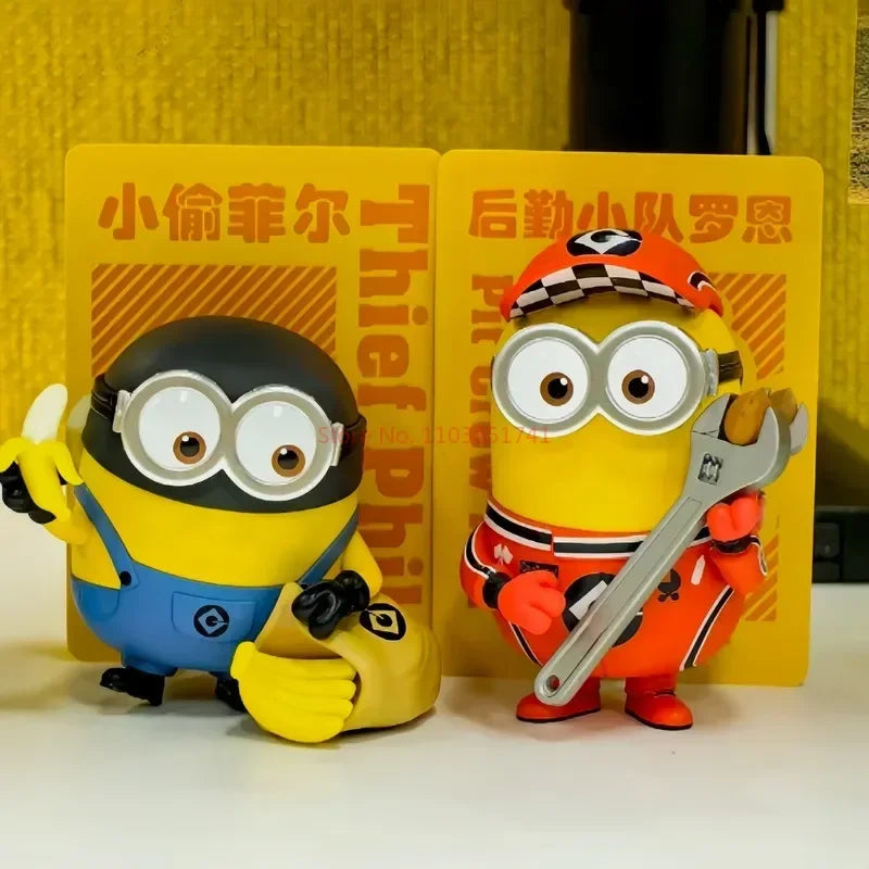 Miniso Minions Action Figures – Despicable Me 4 Kawaii PVC Dolls - Image 14