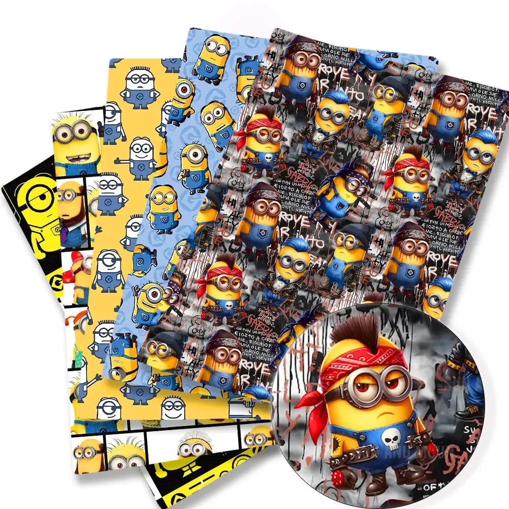 BEAST KINGDOM Minions Cartoon Cotton Fabric – Patchwork & Sewing Material