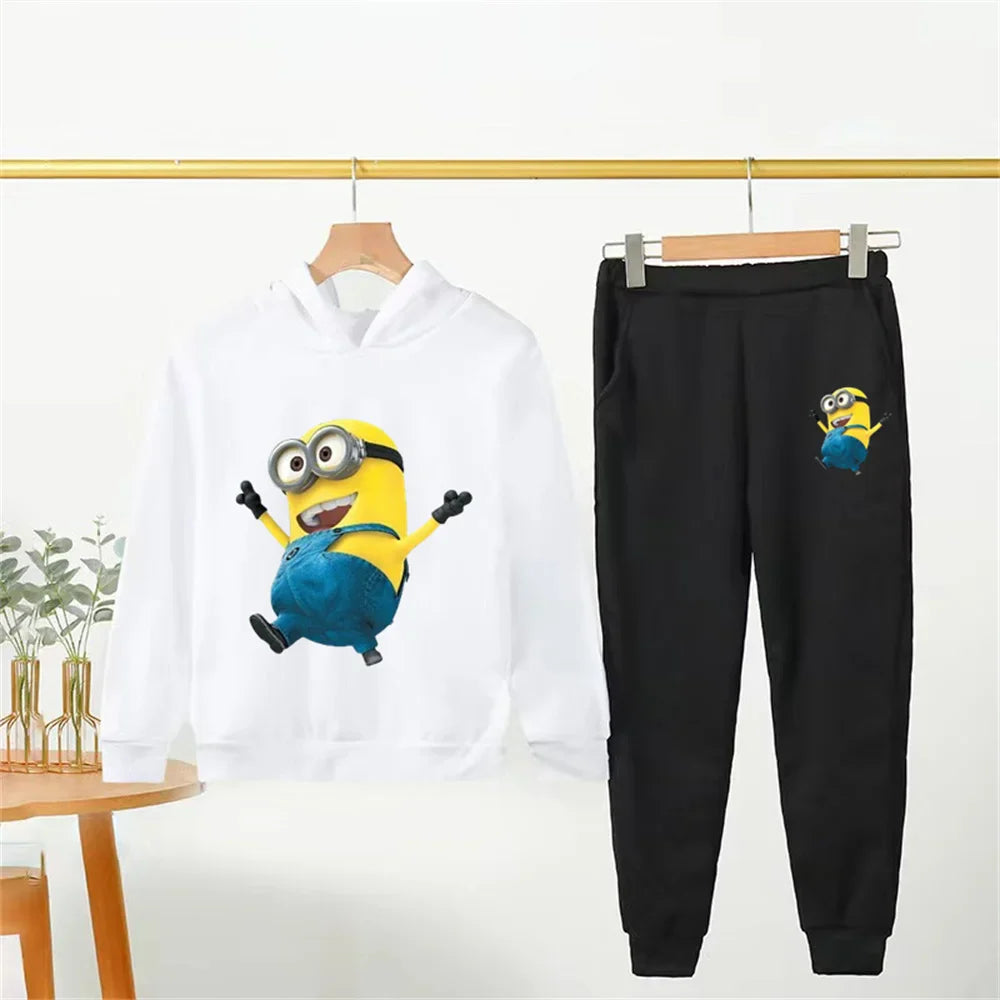 Minions Kids Hoodie Tracksuit Set (Ages 2–14) - Image 19