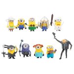 Minions Capsule Toy Set – 10pcs 3D Eye Action Figures
